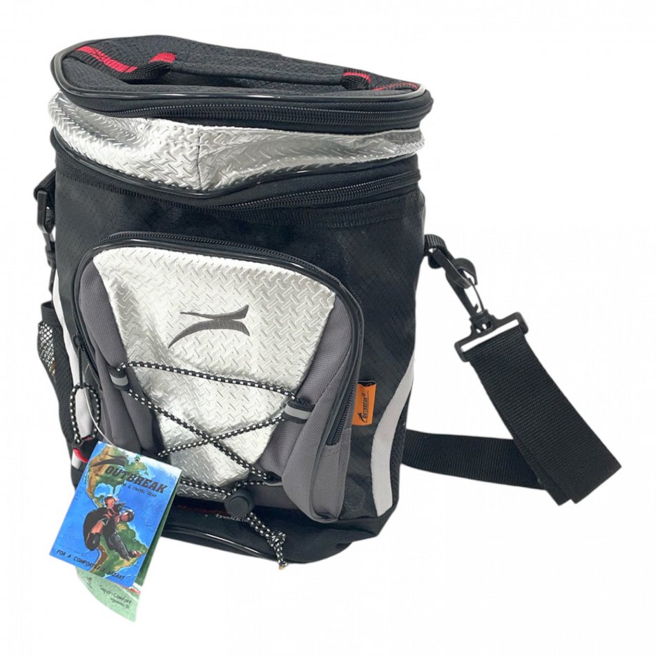 Outbreak koeltas zwart/zilver