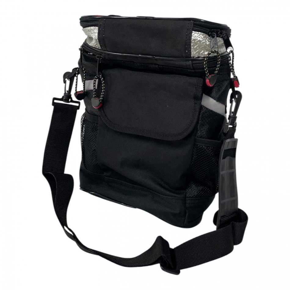 Outbreak koeltas zwart/zilver