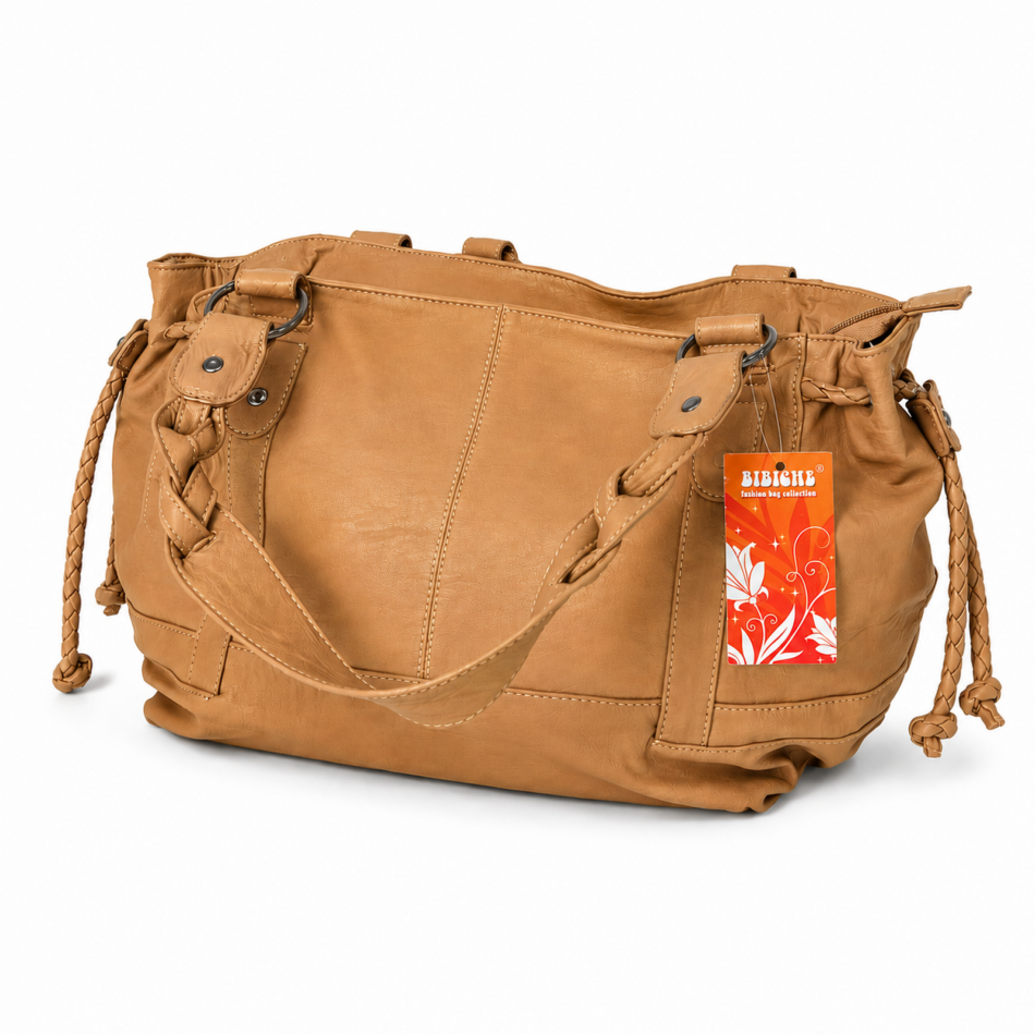 Damestas / 25x45x12 /Bibiche karamel bruin