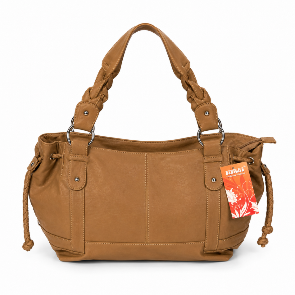 Damestas / 25x45x12 /Bibiche karamel bruin
