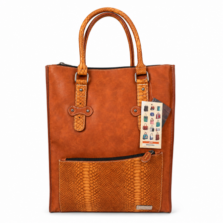 Hand/schouder/werktas / Taylor 42x34x11 5 cm / bruin