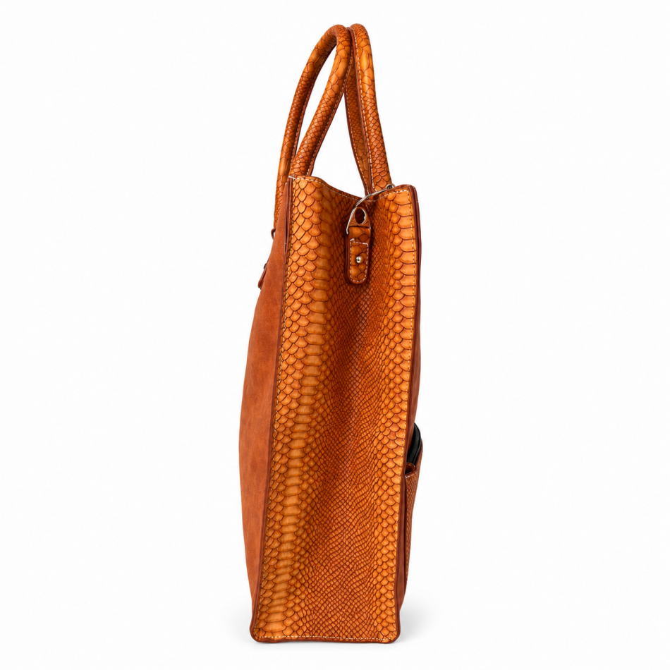 Hand/schouder/werktas / Taylor 42x34x11 5 cm / bruin