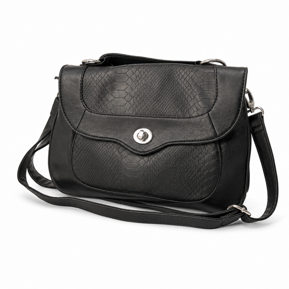 Bibiche zwarte schoudertas small