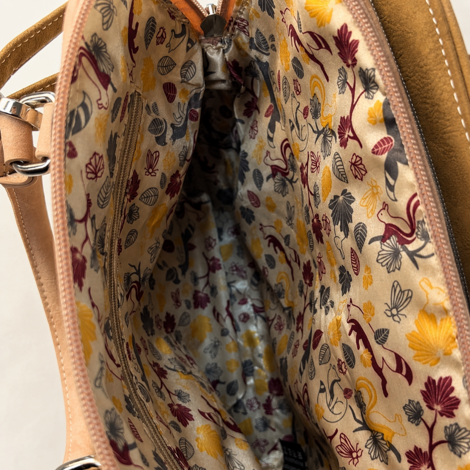 hand- / schoulder bag Cover / Pink / Grey / Beige.