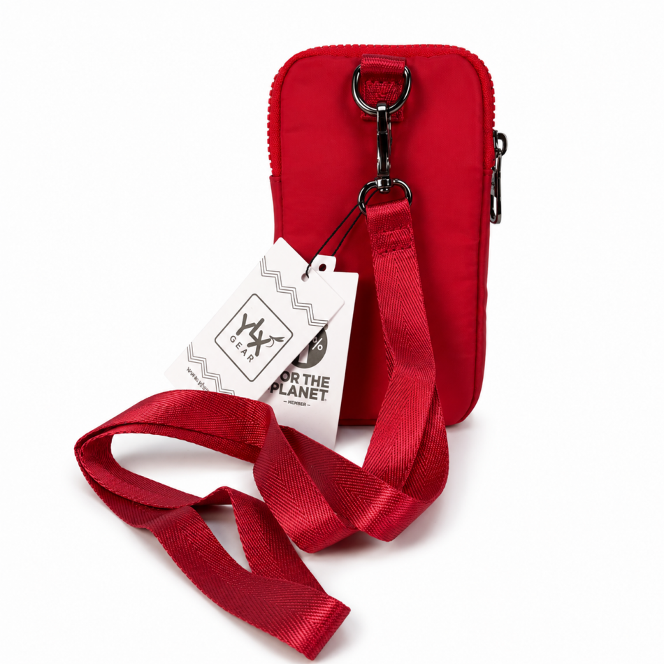 Crossbody/schoudertasje/ Rood.