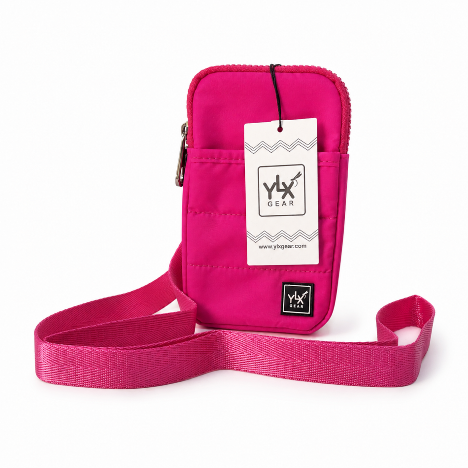 Crossbody/schoudertasje/ Roze.